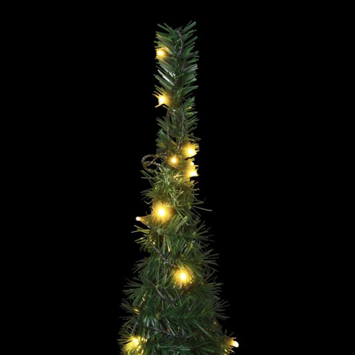 Künstlicher Pop-Up-Weihnachtsbaum mit Beleuchtung Grün 150 cm – Bild 6
