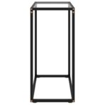 Konsolentisch Transparent 60x35x75 cm Hartglas – Bild 3