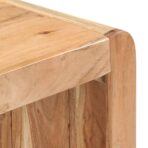 Bank 110x38x46 cm Massivholz Akazie – Bild 6