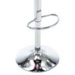 Barhocker 2 Stk. Weiss Kunstleder – Bild 7