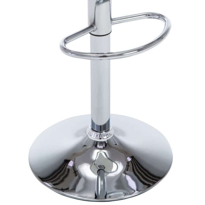 Barhocker 2 Stk. Weiss Kunstleder – Bild 8