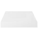 Schweberegal Hochglanz-Weiss 23x23,5x3,8 cm MDF – Bild 4