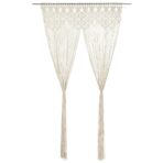 Makramee Vorhang 140x240 cm Baumwolle