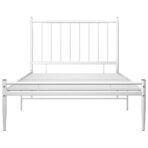 Bett Schwarz Metall 90x200 cm – Bild 4