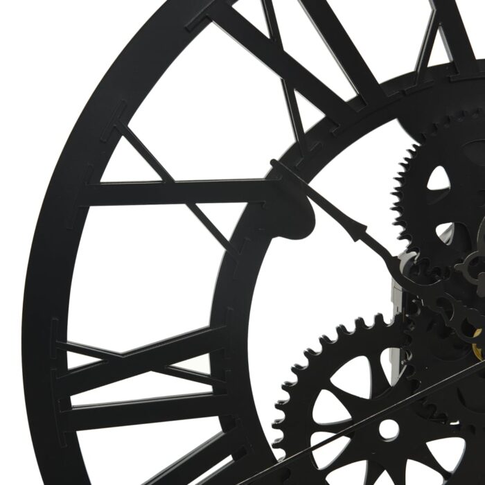 Wanduhr Schwarz 30 cm Acryl – Bild 4