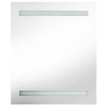LED-Bad-Spiegelschrank Betongrau 50x14x60 cm – Bild 4