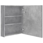 LED-Bad-Spiegelschrank Betongrau 50x14x60 cm – Bild 5