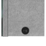 LED-Bad-Spiegelschrank Betongrau 50x14x60 cm – Bild 7