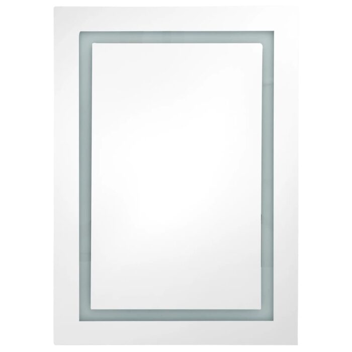 LED-Bad-Spiegelschrank Betongrau 50x13x70 cm – Bild 4