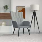 Relaxsessel Dunkelgrau Stoff