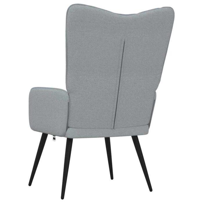 Relaxsessel Dunkelgrau Stoff – Bild 5