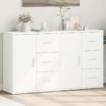 Sideboards 2 Stk. Weiss 60x31x70 cm Holzwerkstoff
