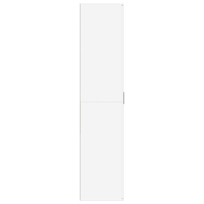 Schuhschrank Weiss 80×39×178 cm Holzwerkstoff – Bild 4