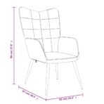 Relaxsessel Hellgrau Stoff – Bild 8