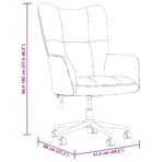 Relaxsessel Hellgrau Samt – Bild 8