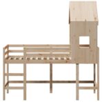 Hochbett - Massivholz Kiefer – Bild 4