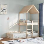 Etagenbett ohne Matratze 90x200 cm Massivholz Kiefer