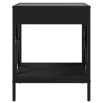 Nachttisch mit Infinity-LED Schwarz 40x40x49 cm – Bild 6