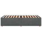 Bettgestell ohne Matratze, dunkelgrau, Einzelstoff – Bild 5