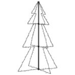 Weihnachtsbaum in Kegelform 160 LEDs Indoor & Outdoor 78x120 cm – Bild 5