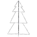 Weihnachtsbaum in Kegelform 160 LEDs Indoor & Outdoor 78x120 cm – Bild 6