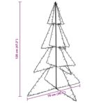 Weihnachtsbaum in Kegelform 160 LEDs Indoor & Outdoor 78x120 cm – Bild 8