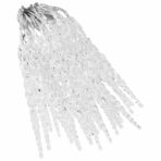 Eiszapfen-Lichterkette 40-tlg. Warmweiss Acryl Fernbedienung – Bild 3