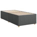 Boxspringbett mit Matratze Dunkelgrau Stoff – Bild 8