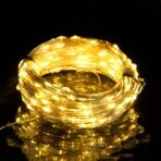 LED-Lichterdraht 40 m 400 LED Warmweiss 8 Funktionen – Bild 2