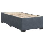 Boxspringbett mit Matratze Dunkelgrau Samt – Bild 10
