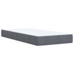 Boxspringbett mit Matratze Dunkelgrau Samt – Bild 11