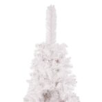Schlanker Weihnachtsbaum Weiss 120 cm – Bild 3