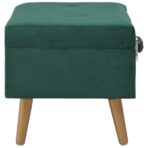 Hocker mit Stauraum 3 Stk. Grau Samt – Bild 5