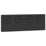 Schiebetürbeschlag-Set 366 cm Stahl Schwarz – Bild 4