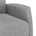 Aufstehsessel Hellgrau Stoff – Bild 9