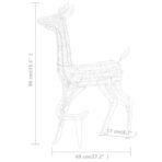 LED-Rentier-Familie Weihnachtsdeko Acryl 160 LED Warmweiss – Bild 10