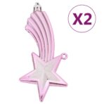 70-tlg. Weihnachtskugel-Set Golden und Rot – Bild 13