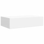 Wandregal mit Schublade Weiss 40x23,5x10 cm MDF – Bild 5