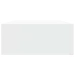 Wandregal mit Schublade Weiss 40x23,5x10 cm MDF – Bild 7