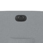 Relaxsessel Elektrisch Hellgrau Stoff – Bild 12