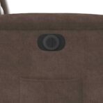 Massagesessel Elektrisch Taupe Mikrofasergewebe – Bild 10