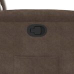 Massagesessel mit Aufstehhilfe Taupe Mikrofasergewebe – Bild 10