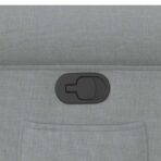 Relaxsessel mit Aufstehhilfe Hellgrau Stoff – Bild 13