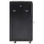 15U Netzwerkschrank 19" IP20 Schwarz 60x45x86 cm – Bild 4