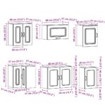 11-tlg. Küchenschrank-Set Kalmar Weiss Holzwerkstoff – Bild 10