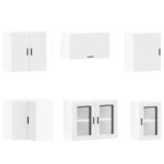 11-tlg. Küchenschrank-Set Porto Weiss Holzwerkstoff – Bild 5