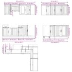 11-tlg. Küchenschrank-Set Kalmar Weiss Holzwerkstoff – Bild 9