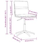 Esszimmerstühle 2 Stk. Hellgrau Samt – Bild 10
