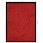 Fussmatte Rot 40x60 cm – Bild 6
