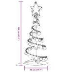 LED Weihnachtsbaum 80 LEDs Warmweiss 120 cm – Bild 10